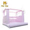 PVC 핑크색이 웨딩 부풀게할 수 있는 도약 하우스 0.55 밀리미터 13ft 성 UV 저항합니다
